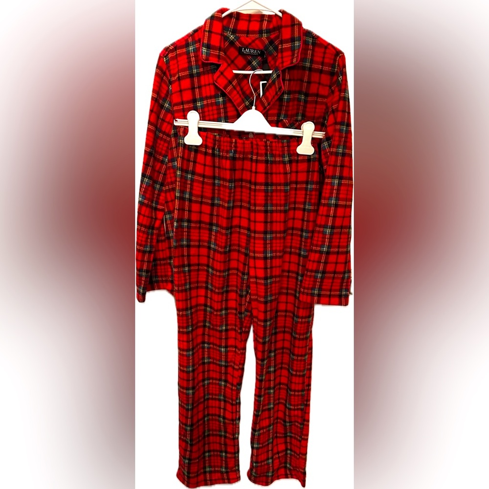 NWT Warm Ralph Lauren 2 piece PJs, Medium, Brand New, Never Used